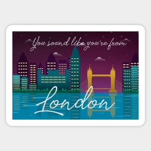 London Skyline Sticker